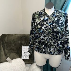 Christopher & Banks Petite Bomber Jacket
